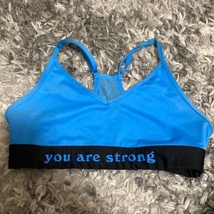 Blue Pink Sports bra. B80/ C75